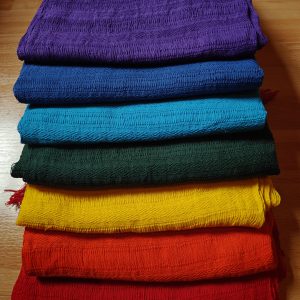 Open weave Chakra/Rainbow set 2.7m (7 rebozos, discounted)