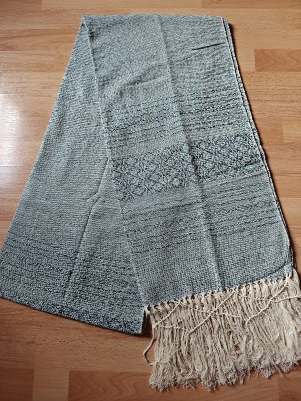 Extra-Wide Close Weave Rebozos 2.6 to 3 meter, with gorgeous patterns on the endings - Image 8