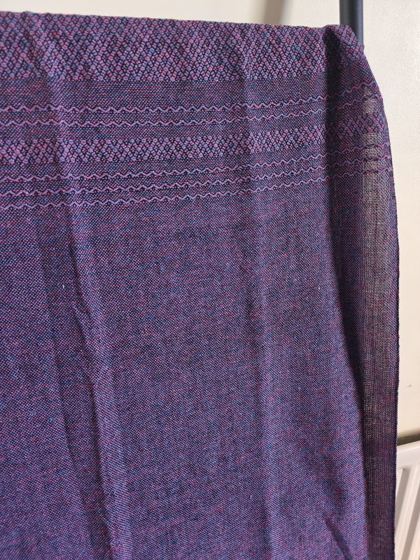Extra-Wide Close Weave Rebozos 2.6 to 3 meter, with gorgeous patterns on the endings - Image 16