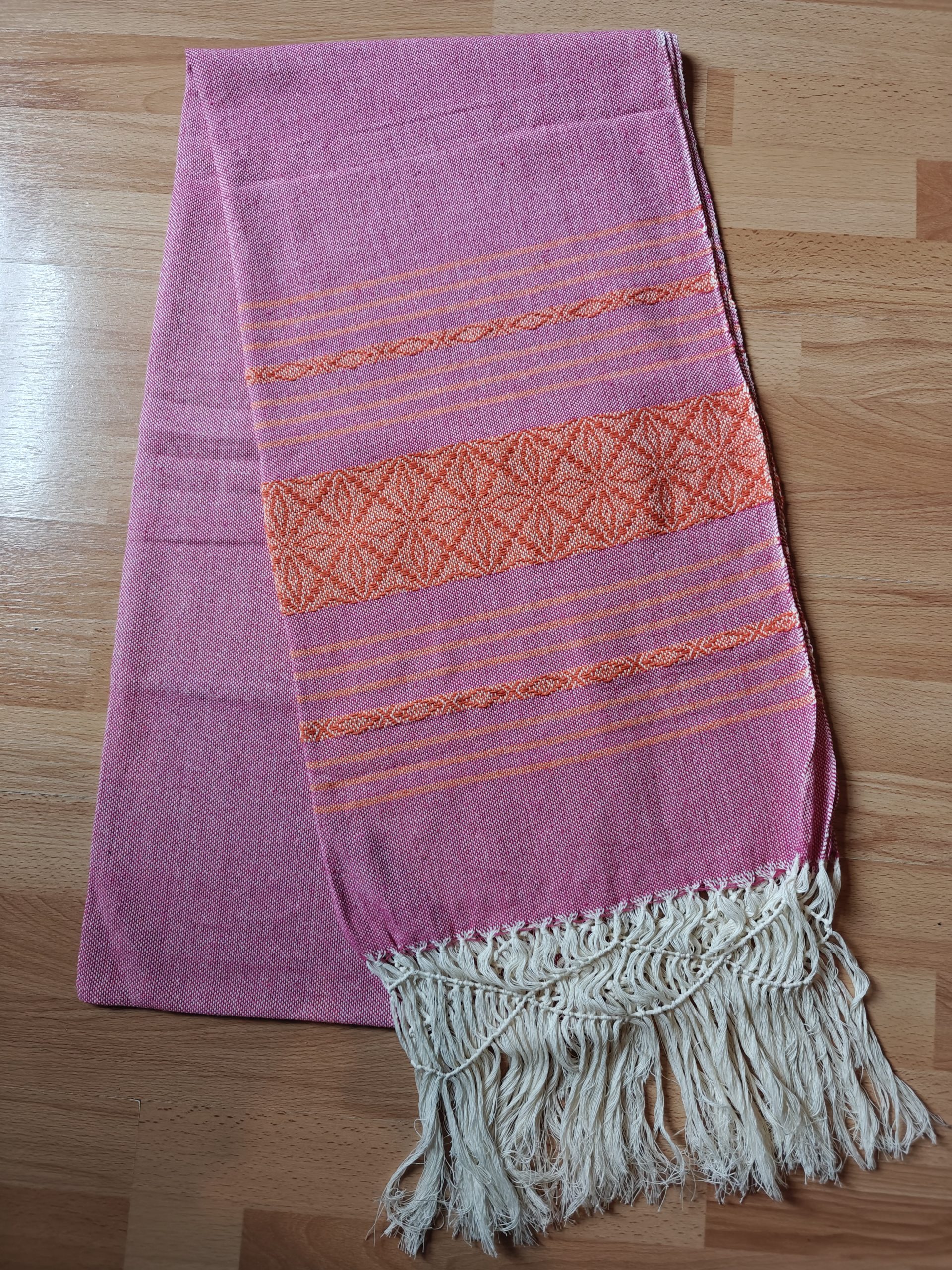 Extra-Wide Close Weave Rebozos 2.6 to 3 meter, with gorgeous patterns on the endings - Image 16