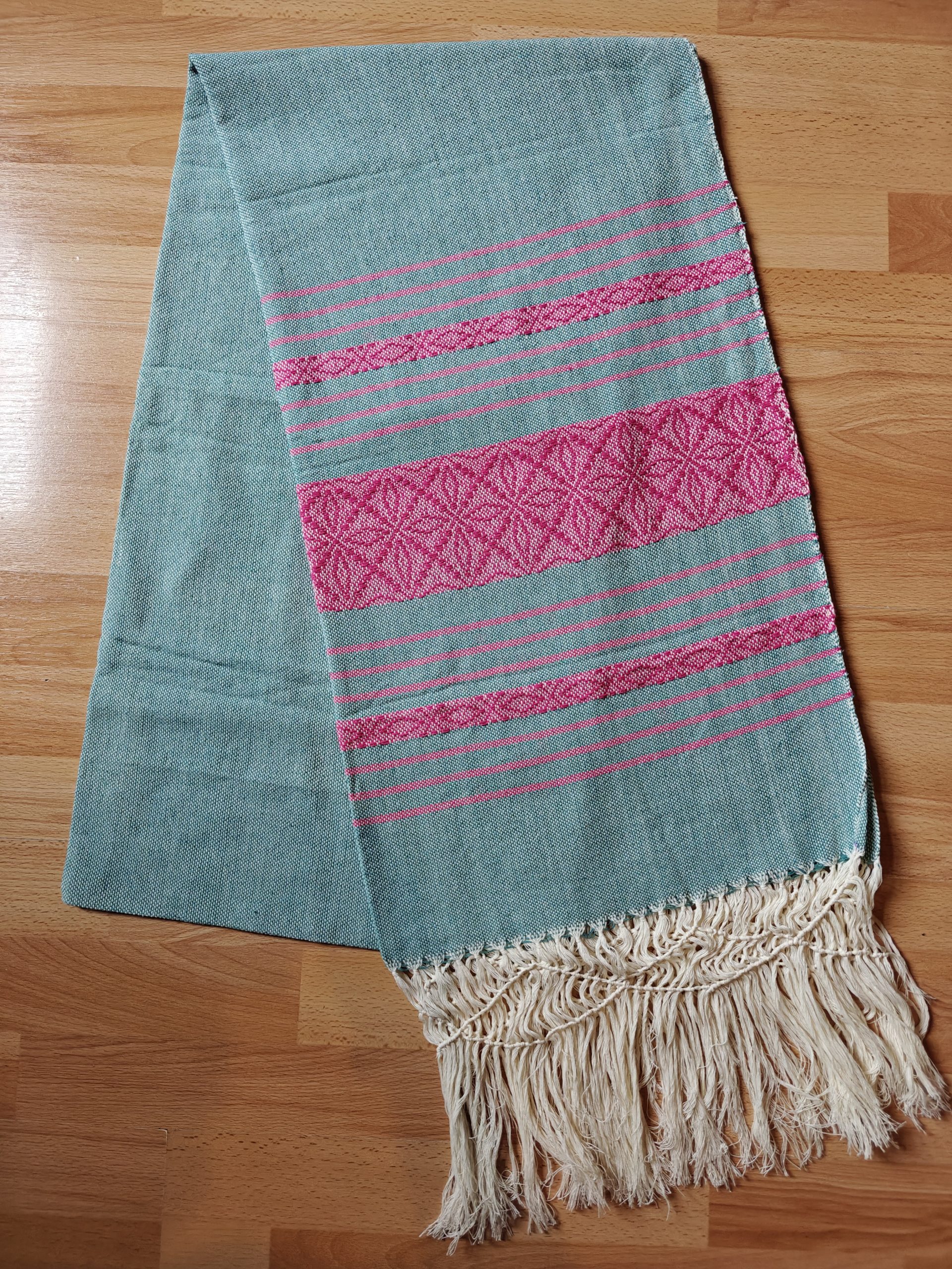 Extra-Wide Close Weave Rebozos 2.6 to 3 meter, with gorgeous patterns on the endings - Image 13