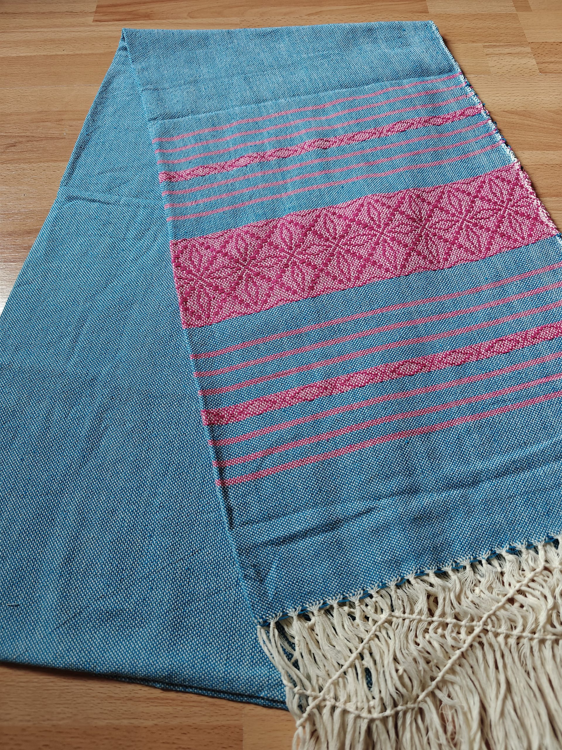 Extra-Wide Close Weave Rebozos 2.6 to 3 meter, with gorgeous patterns on the endings - Image 19