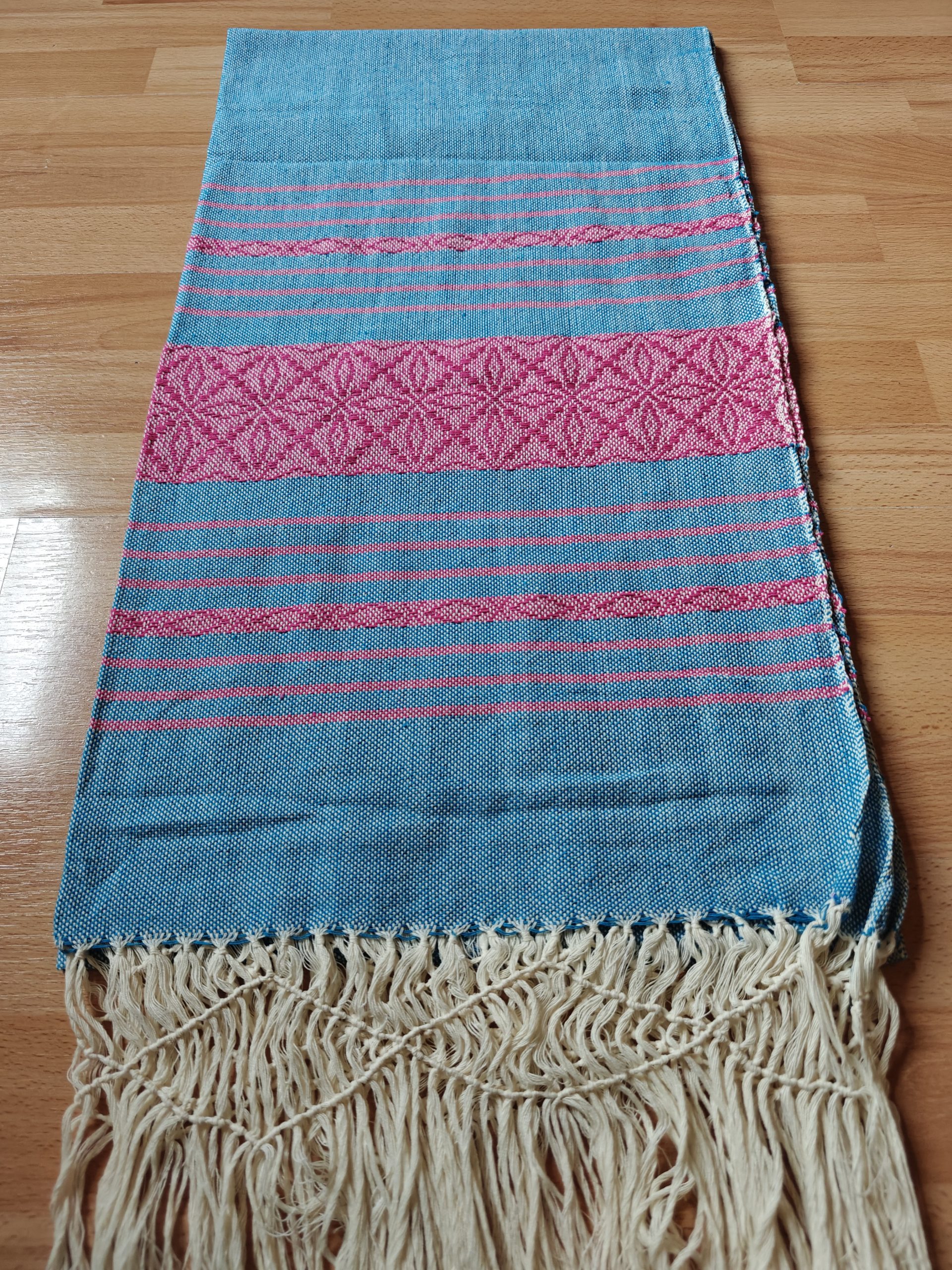 Extra-Wide Close Weave Rebozos 2.6 to 3 meter, with gorgeous patterns on the endings - Image 20