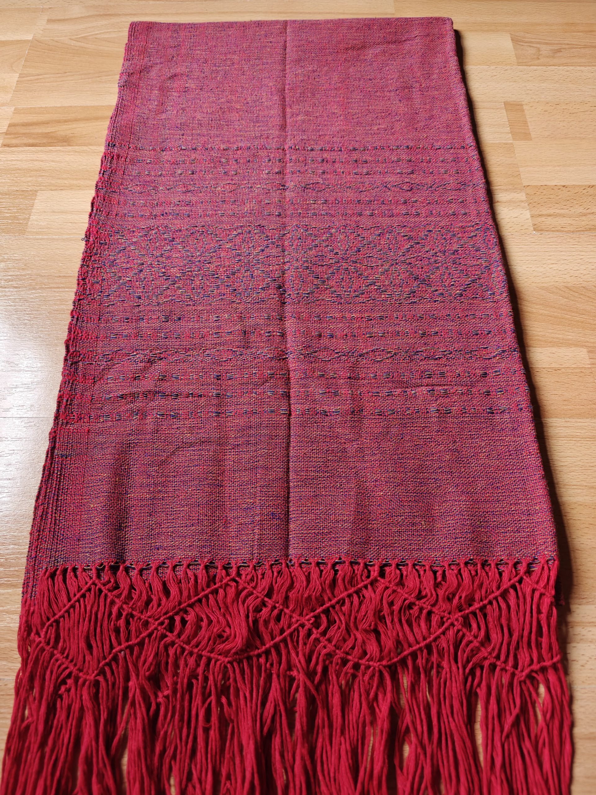 Extra-Wide Close Weave Rebozos 2.6 to 3 meter, with gorgeous patterns on the endings - Image 5