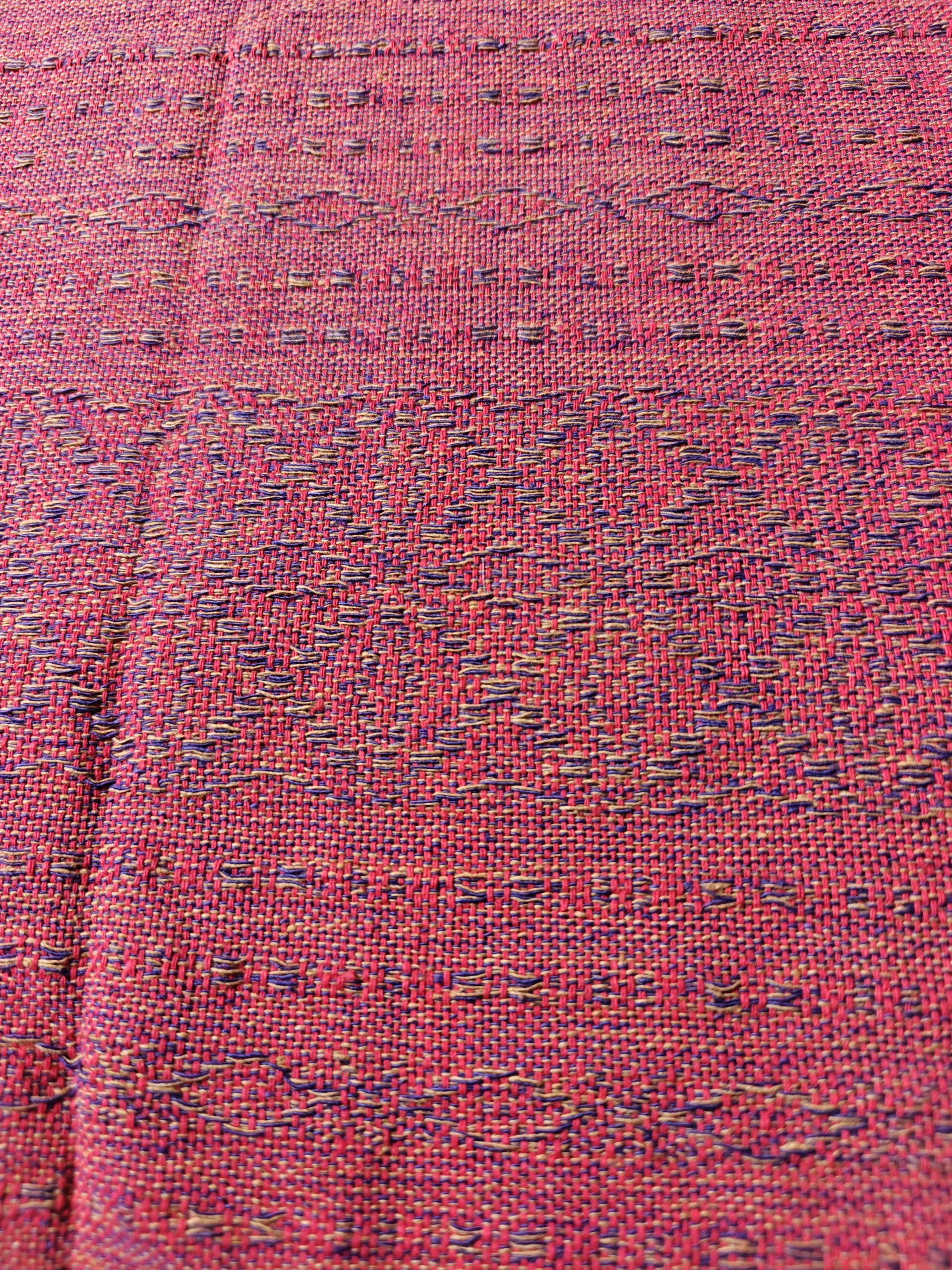 Extra-Wide Close Weave Rebozos 2.6 to 3 meter, with gorgeous patterns on the endings - Image 8