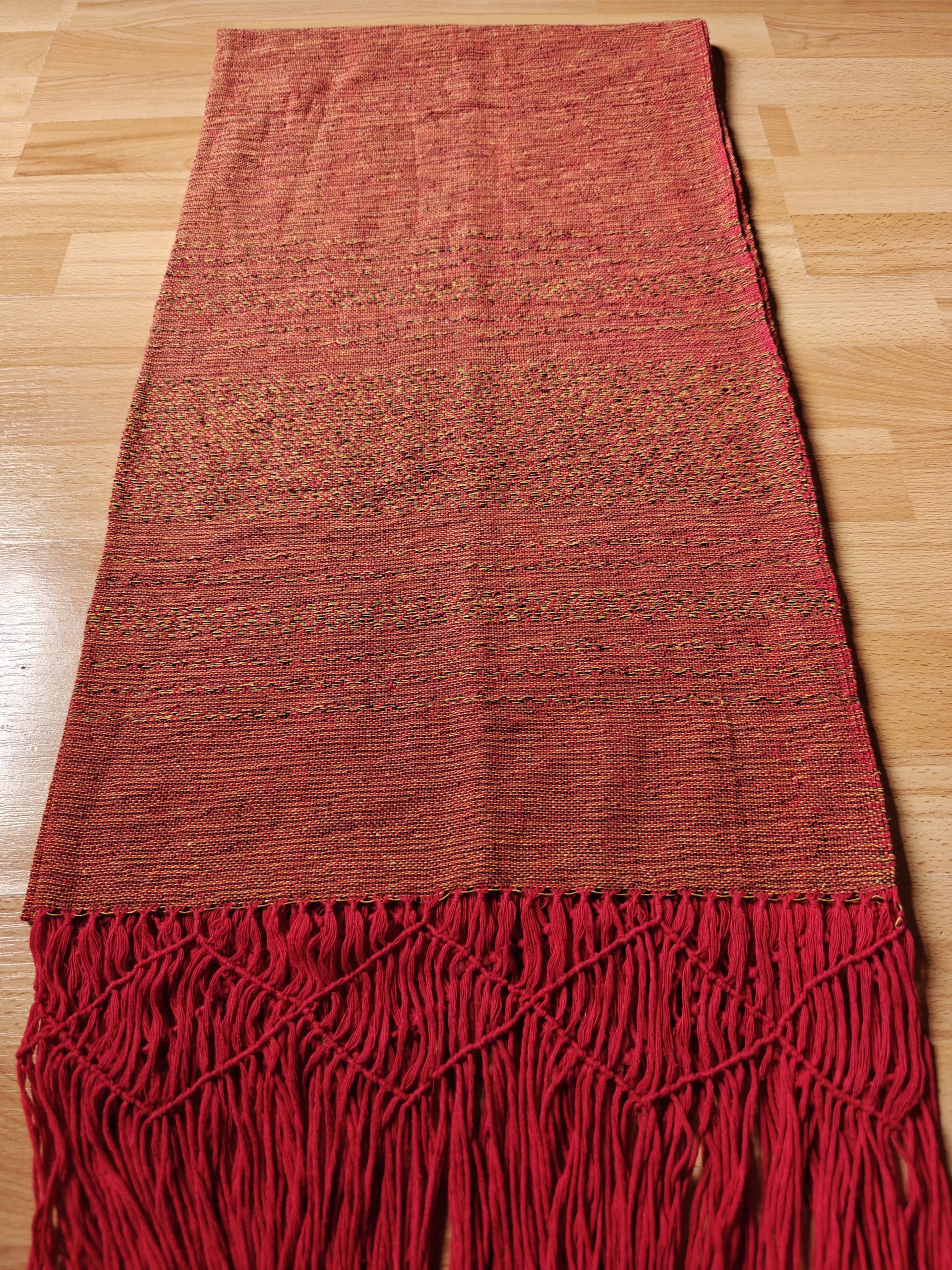 Extra-Wide Close Weave Rebozos 2.6 to 3 meter, with gorgeous patterns on the endings - Image 16