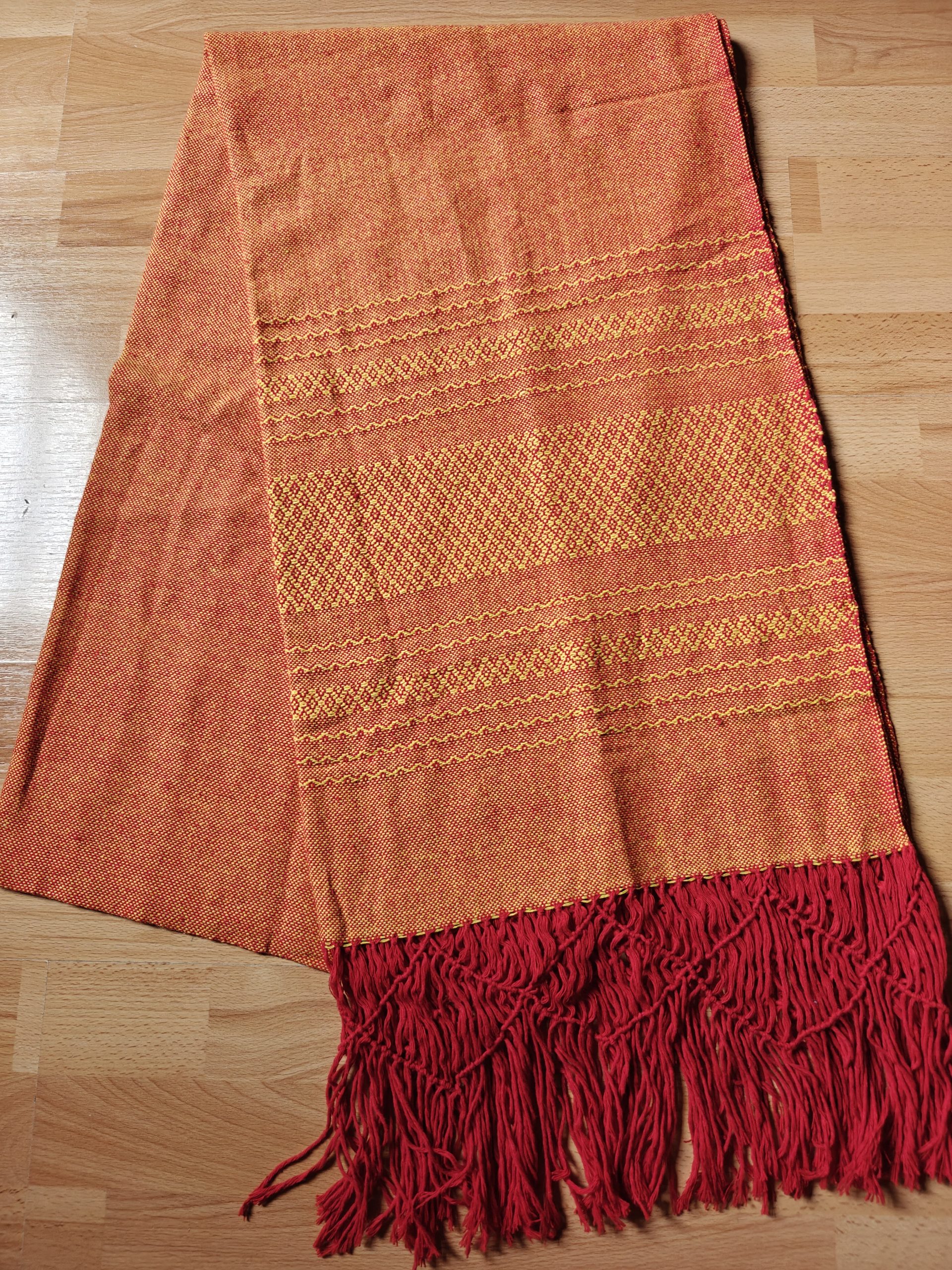 Extra-Wide Close Weave Rebozos 2.6 to 3 meter, with gorgeous patterns on the endings - Image 19