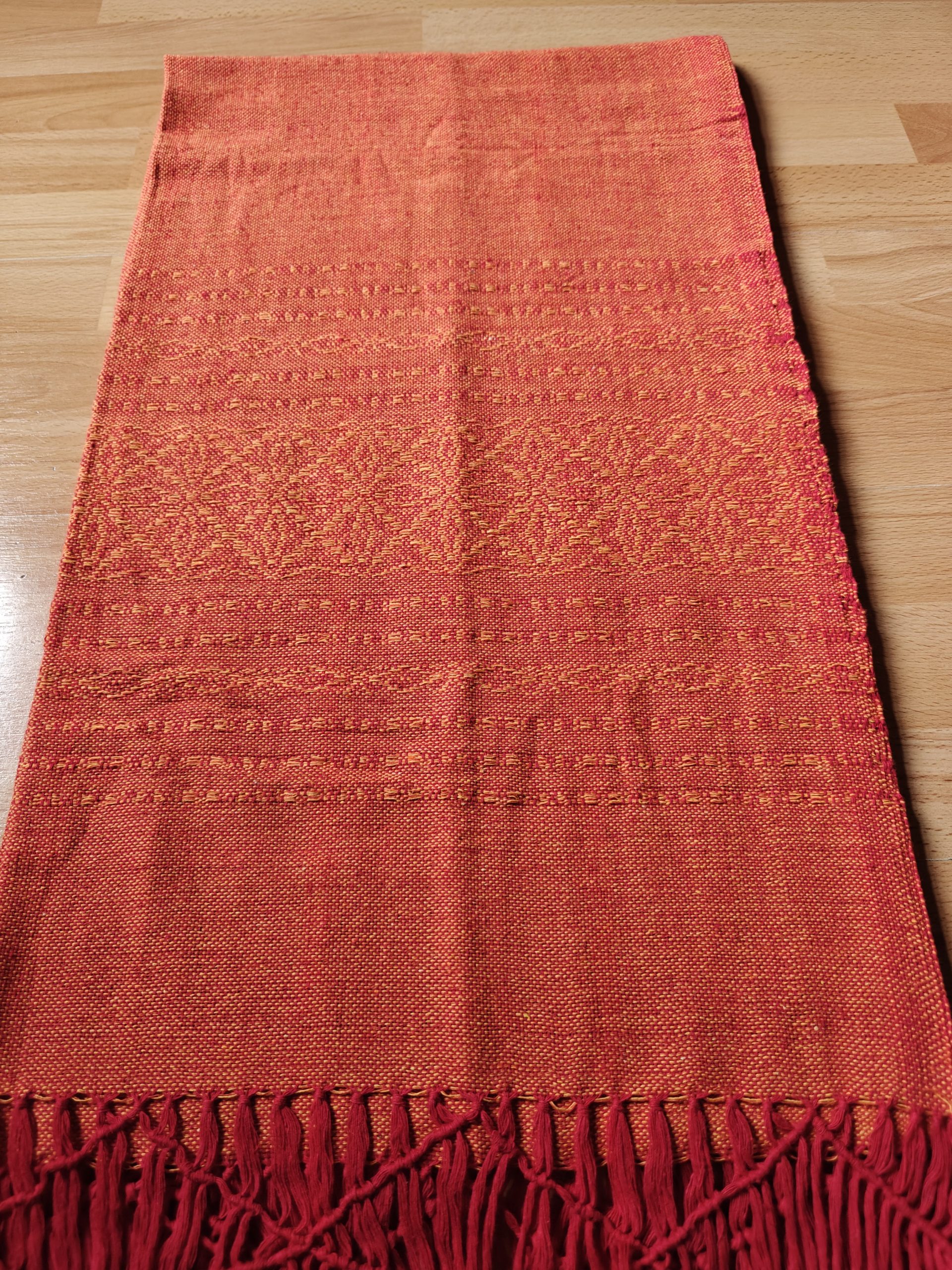 Extra-Wide Close Weave Rebozos 2.6 to 3 meter, with gorgeous patterns on the endings - Image 24