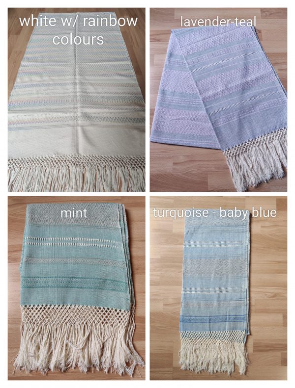 Deluxe Close Weave Rebozos 2.5 meter with gorgeously intricate patterns throughout - Image 5
