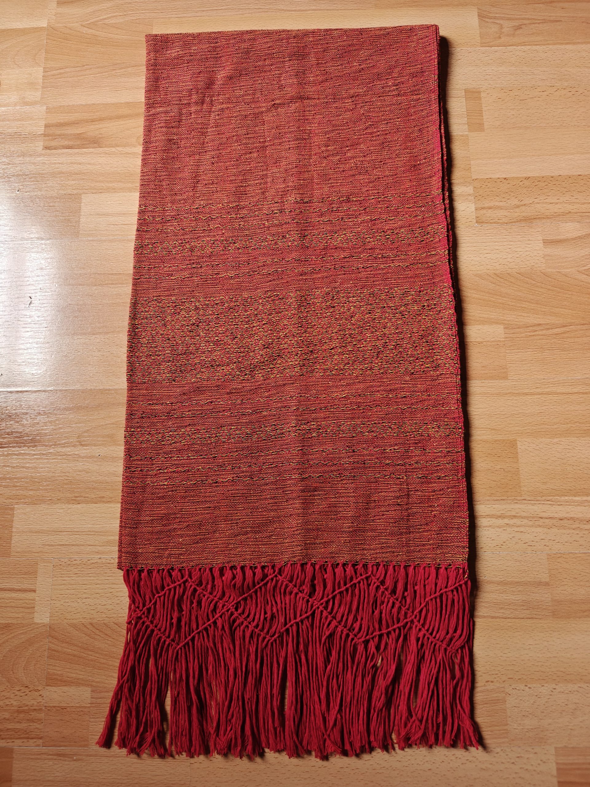 Extra-Wide Close Weave Rebozos 2.6 to 3 meter, with gorgeous patterns on the endings - Image 13