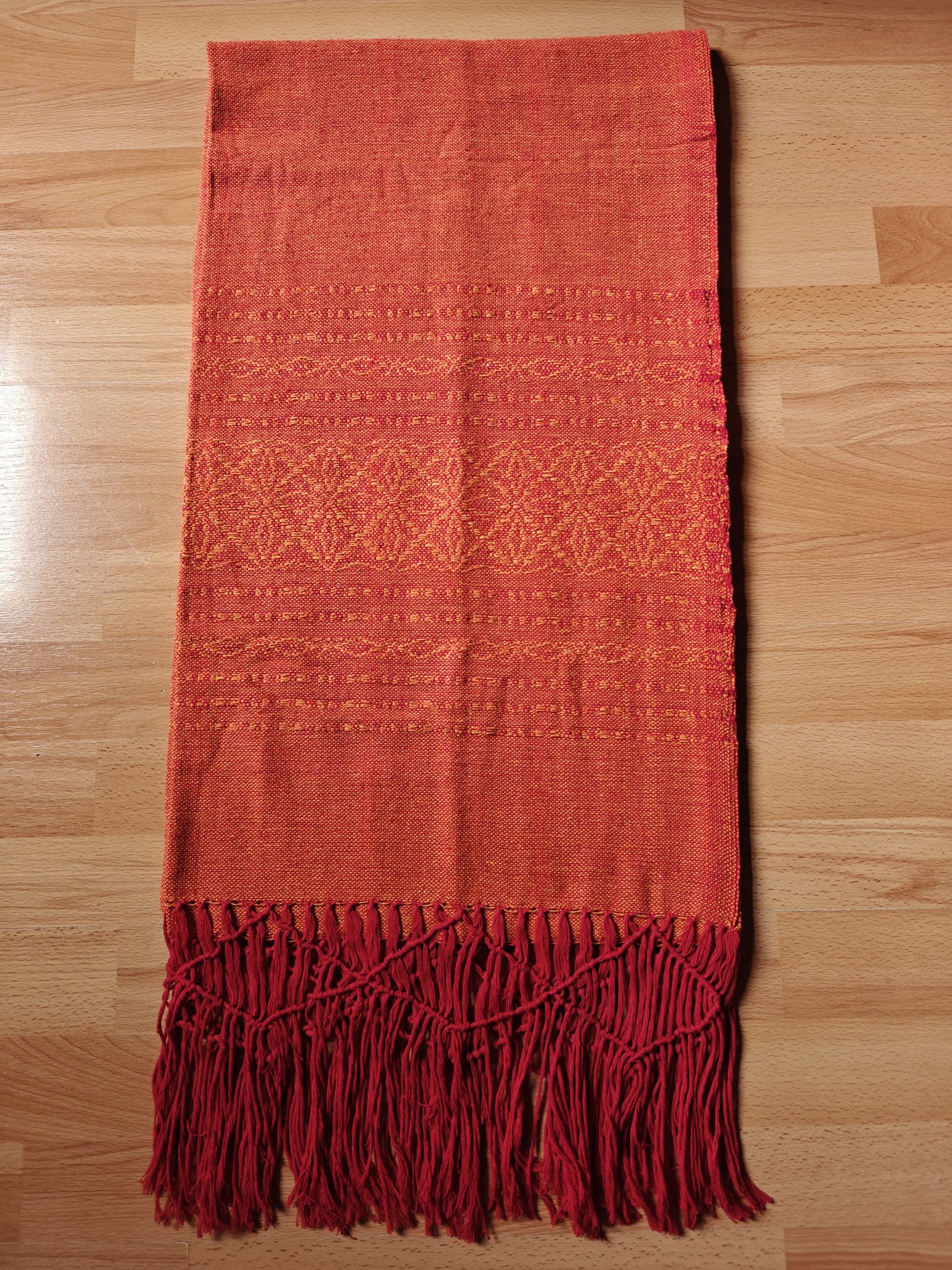 Extra-Wide Close Weave Rebozos 2.6 to 3 meter, with gorgeous patterns on the endings - Image 23