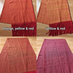 Extra-Wide Close Weave Rebozos 2.6 to 3 meter, with gorgeous patterns on the endings