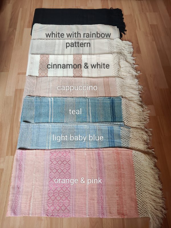 Deluxe Close Weave Rebozos 2.5 meter with gorgeously intricate patterns throughout - Image 4