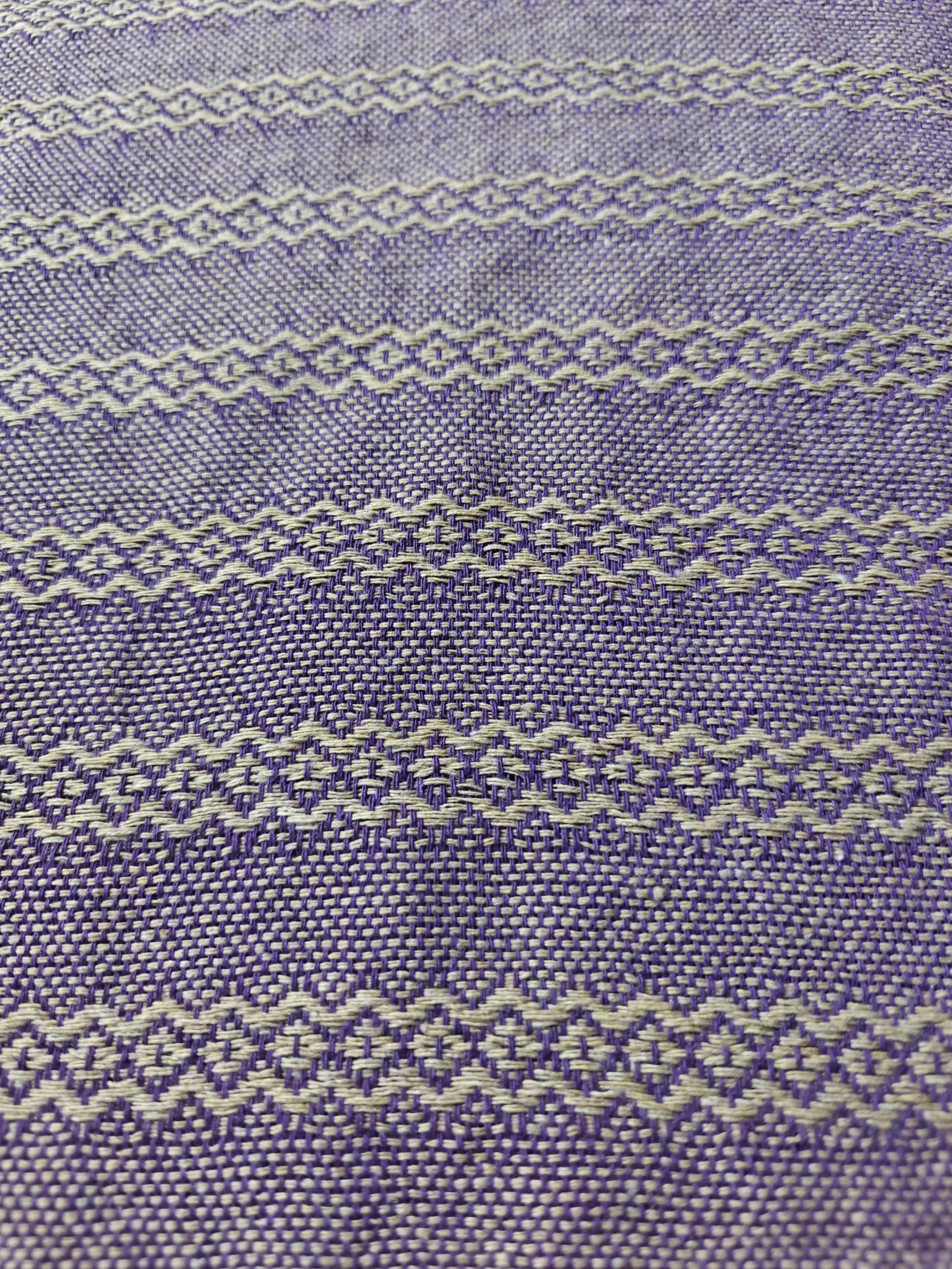 Close Weave Rebozos 2 meter Rhomboid pattern w/ simpler tassels - Image 8