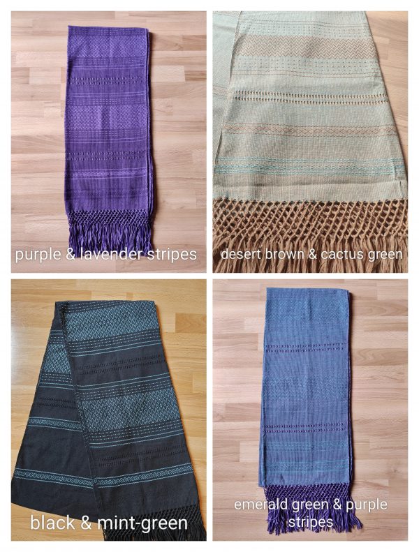 Deluxe Close Weave Rebozos 2.6 to 3 meter, tight weave with gorgeously intricate patterns throughout - Image 4