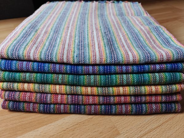 Close Weave Rebozos 2.7 meter Stripes