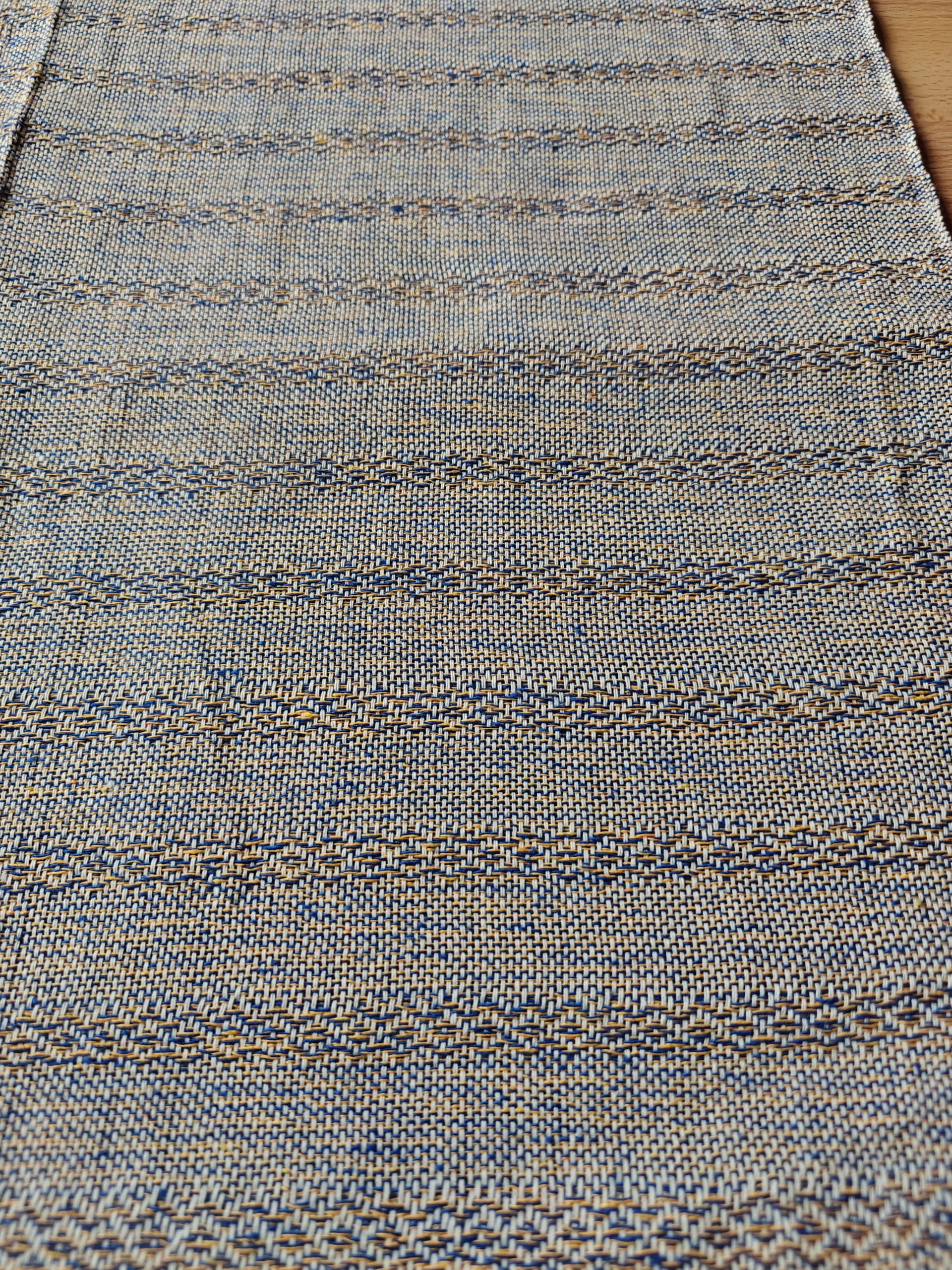 Close Weave Rebozos 2.5 meter Rhomboid pattern w/ simpler tassels - Image 6