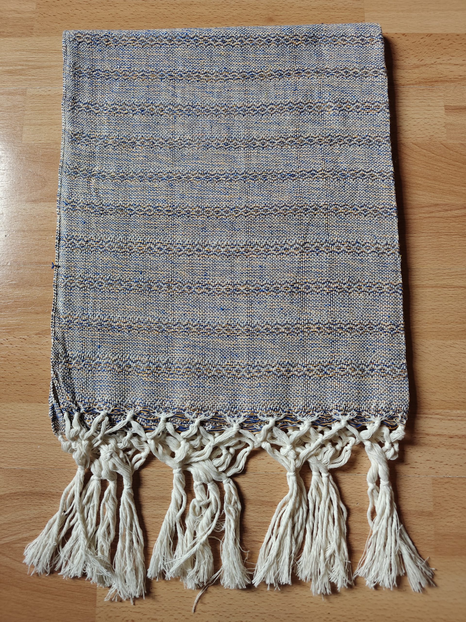 Close Weave Rebozos 2.5 meter Rhomboid pattern w/ simpler tassels - Image 3