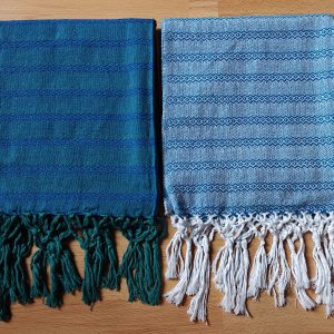 Close Weave Rebozos 3 meter Rhomboid pattern w/ simpler tassels
