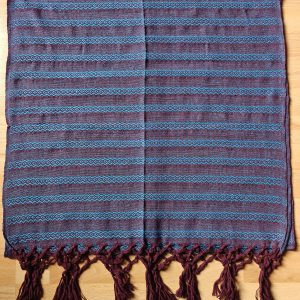 Close Weave Rebozos 2.5 meter Rhomboid pattern w/ simpler tassels