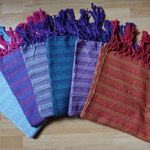 Close Weave Rebozos 3 meter Rhomboid pattern w/ simpler tassels