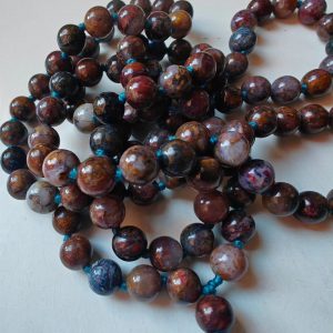 108 bead 8mm African Pietersite Mala