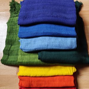 Open weave Chakra/Rainbow set 2.7m (7 rebozos, discounted)