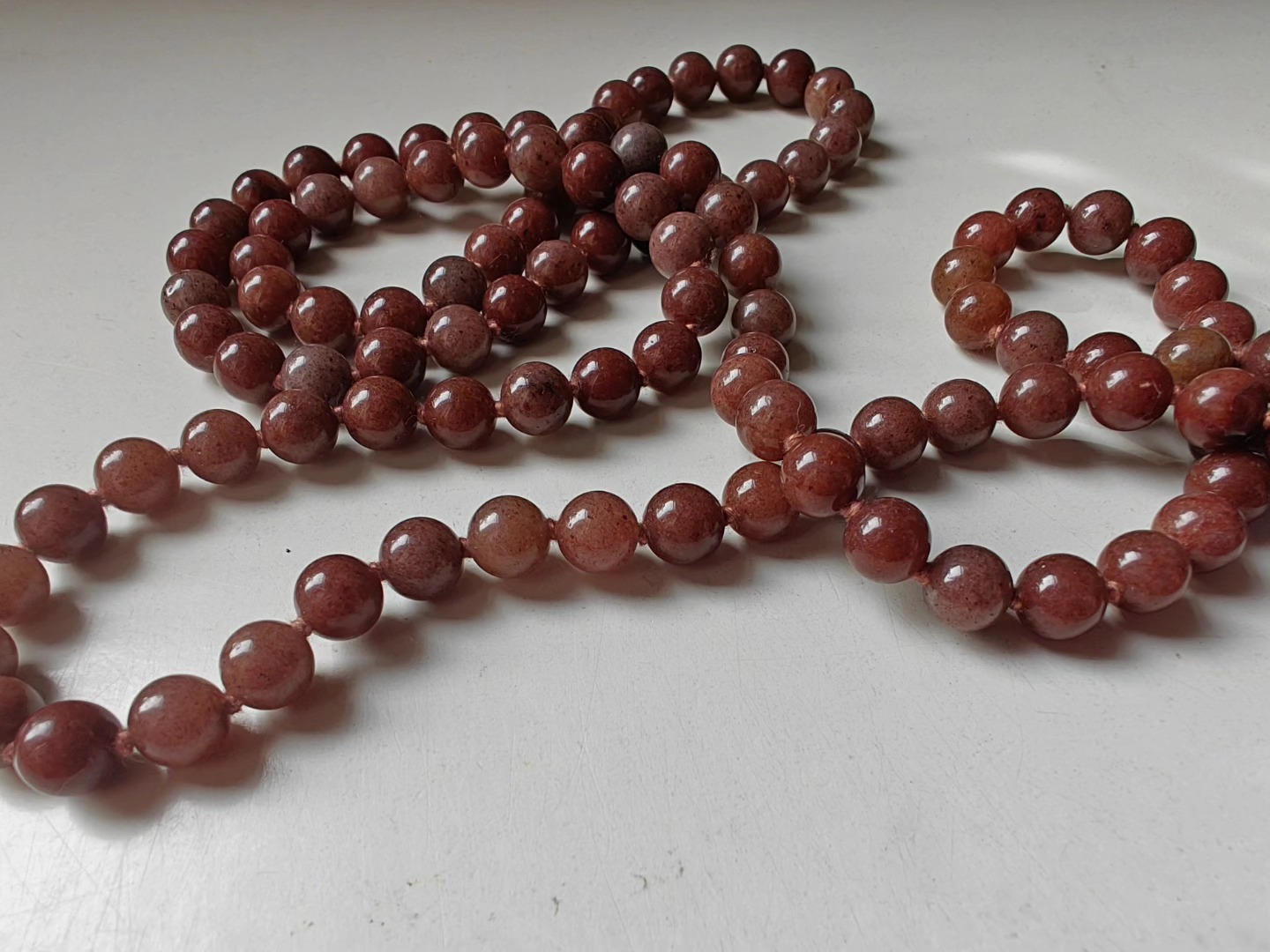 108 bead 8mm Purple Aventurine Mala - Image 13