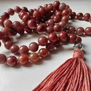 108 bead 8mm Purple Aventurine Mala