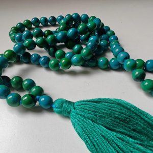 108 bead 8mm Chrysocolla Mala